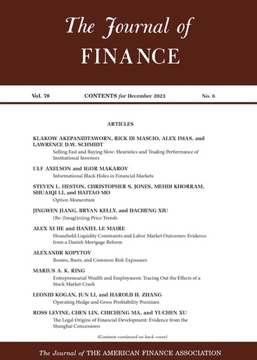 [S9770022108008] Journal of Finance 