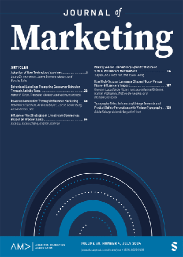 [S9770022242009] Journal of Marketing - Print Only 