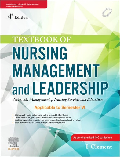 [B9788131267615] Textbook of Nursing Management and Leadership, 4/e