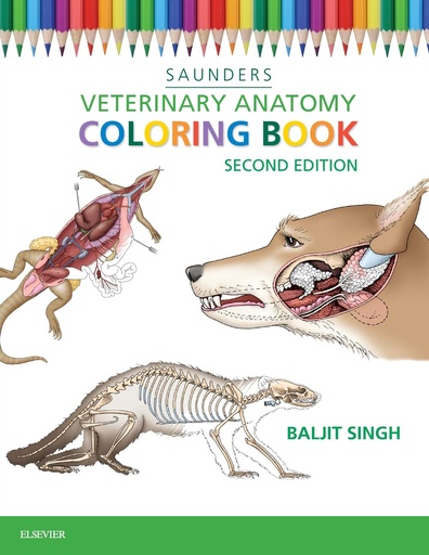 [B9781455776849] Veterinary Anatomy Coloring Book: 2ed