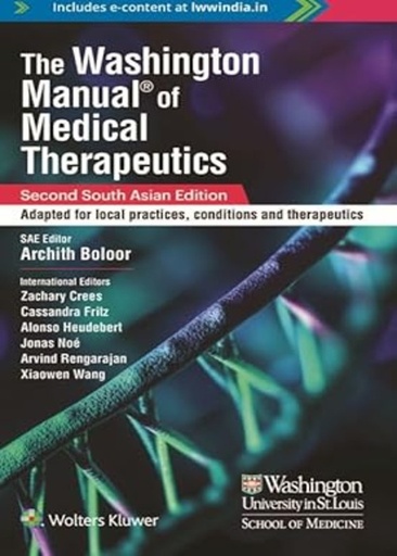 [B9788197137709] The Washington Manual of Medical Therapeutics, 2nd SAE