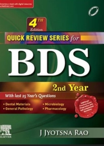 [B9788131256039] Quick Review Series for BDS 2nd Year, 4/e