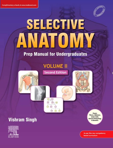 [B9788131256947] Selective Anatomy: Prep Manual for Undergraduates, Vol II, 2/e