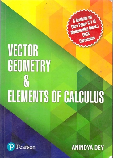 [B9789354498756] Vector Geometry and Elements of Calculus