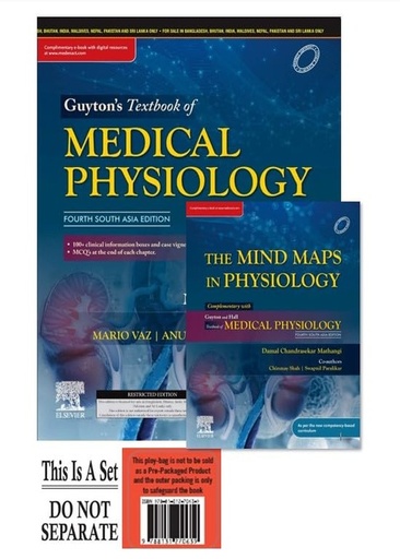 [B9788131270639] Guyton Textbook of Medical Physiology, 4th SAE and The Mindmaps on Physiology, 1st Ed - Set