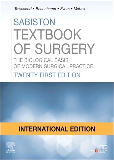 [B9780323640633] Sabiston Textbook of Surgery: The Biological Basis of Modern Surgical Practice, IE, 21/e