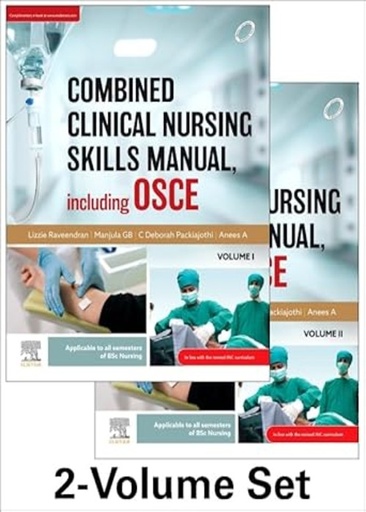 [B9788131270301] Combined Clinical Nursing Skills Manual, including OSCE, (2-Vol. Set)