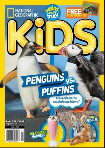 [S9771542304536] National Geographic Kids  (Mar, 2018)